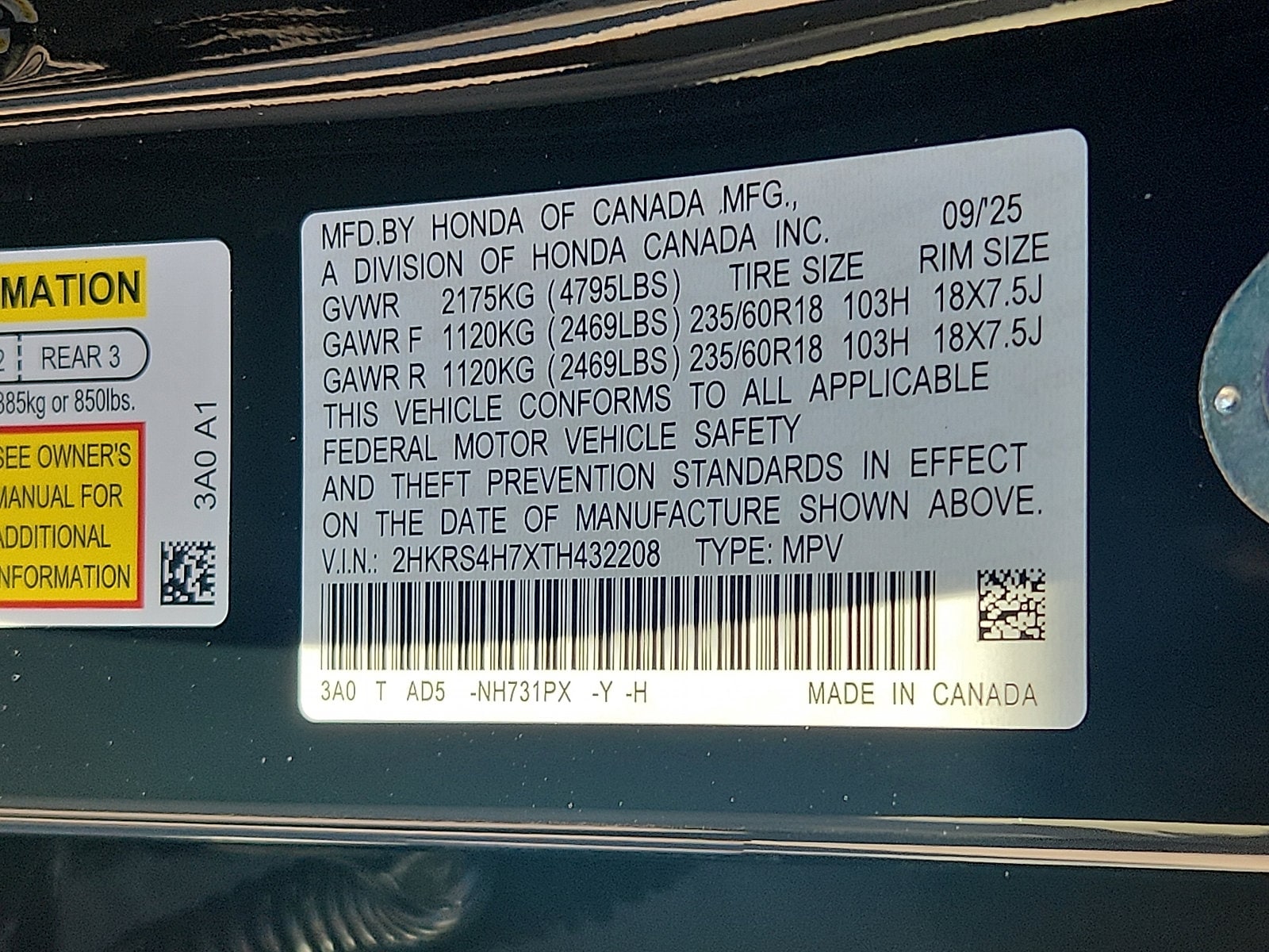 2026 Honda CR-V EX-L - Photo 17
