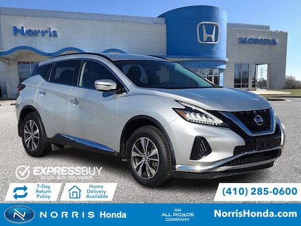 Featured used 2019 Nissan Murano SV SUV for sale in Laurel, MD