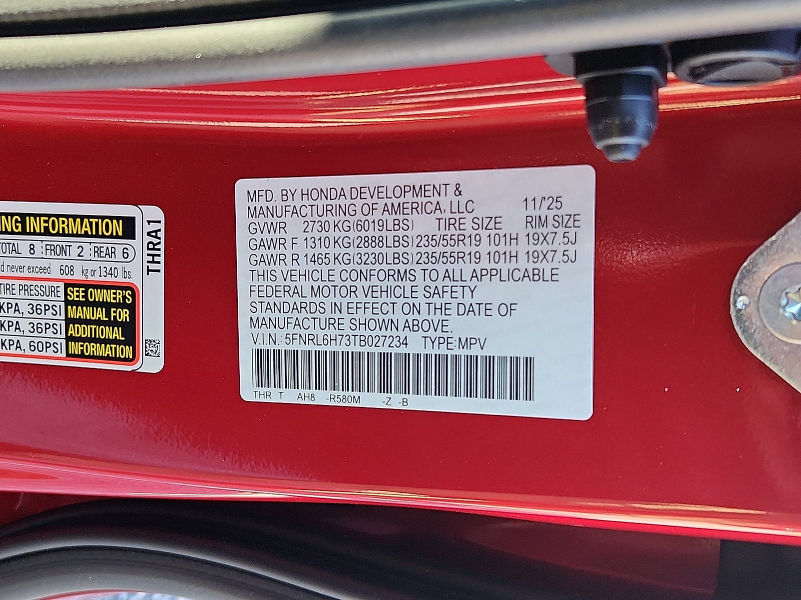 2026 Honda Odyssey Sport L - Photo 16