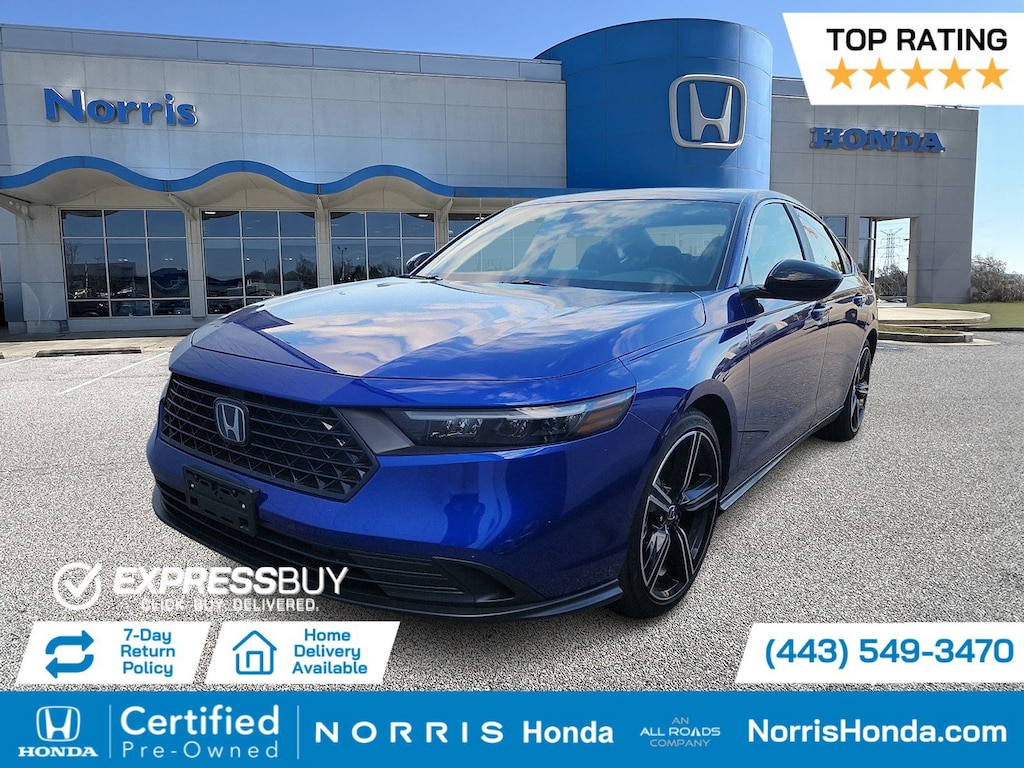 Certified 2025 Honda Accord Hybrid Sport Sedan