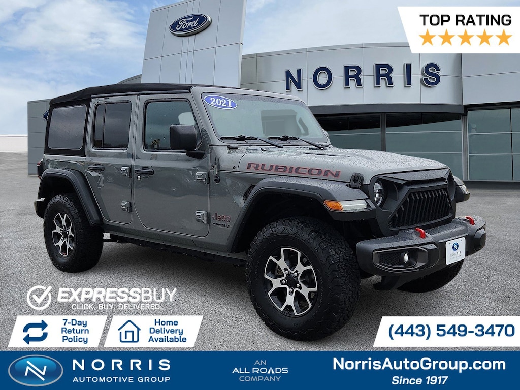 Used 2021 Jeep Wrangler Unlimited Rubicon Unlimited Rubicon 4x4