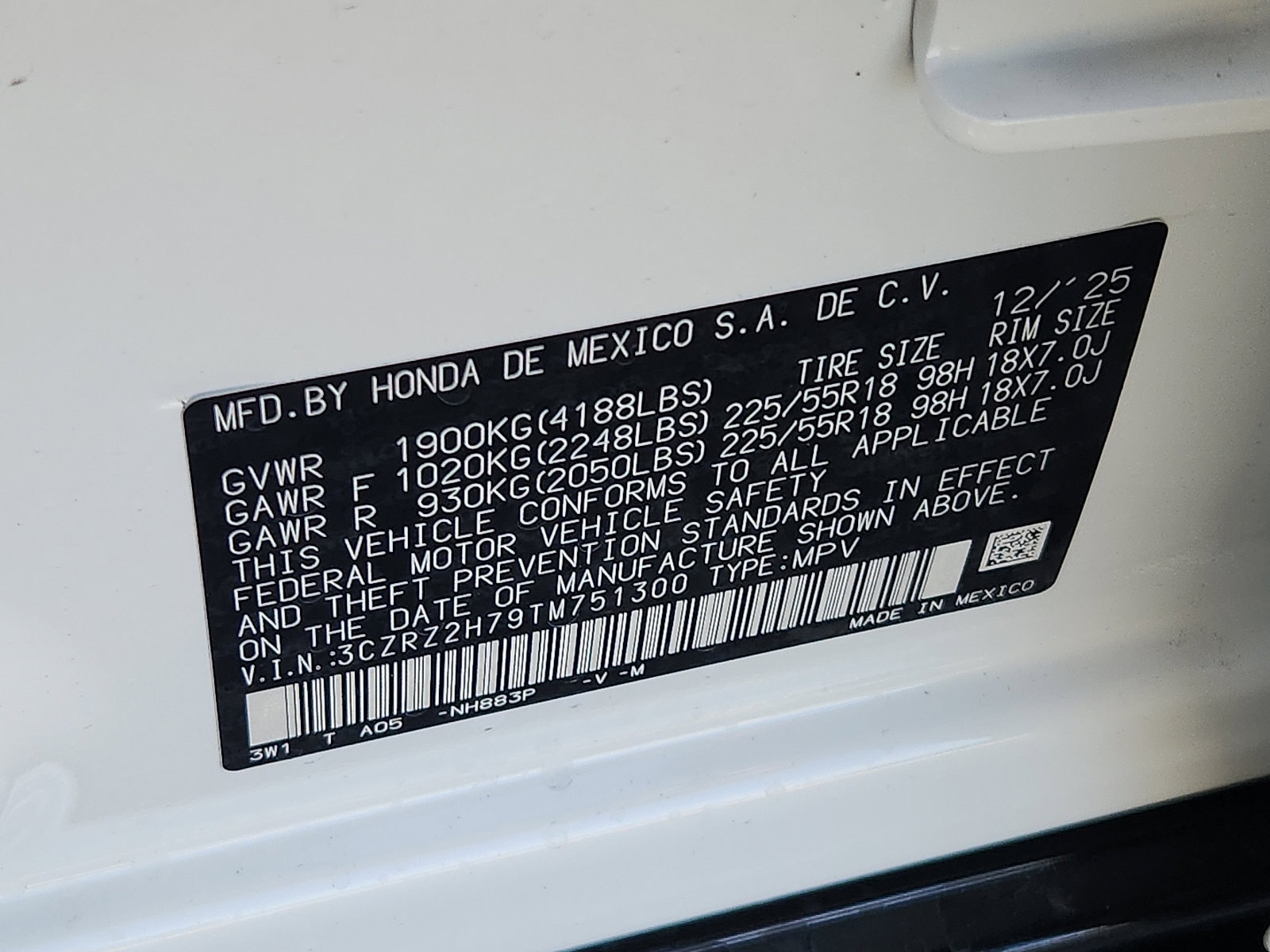 2026 Honda HR-V EX-L - Photo 16