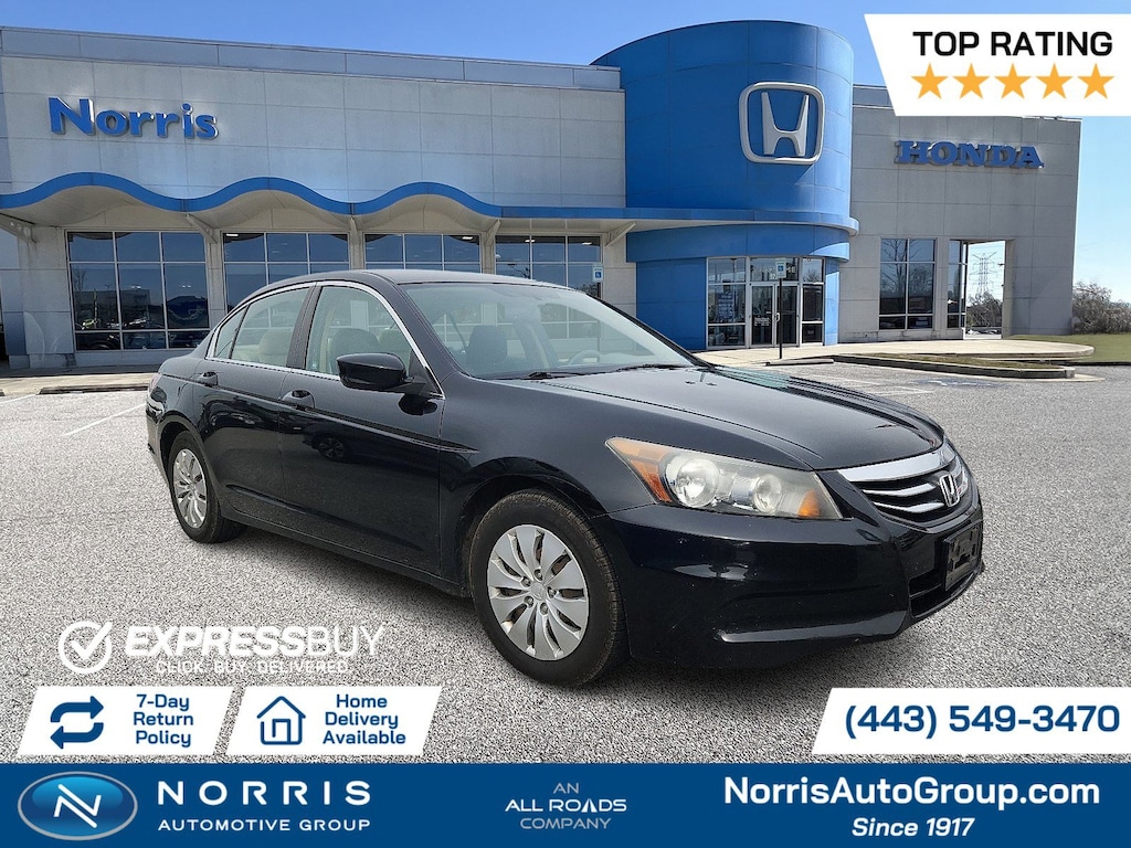 Used 2012 Honda Accord Sdn LX I4 Auto LX
