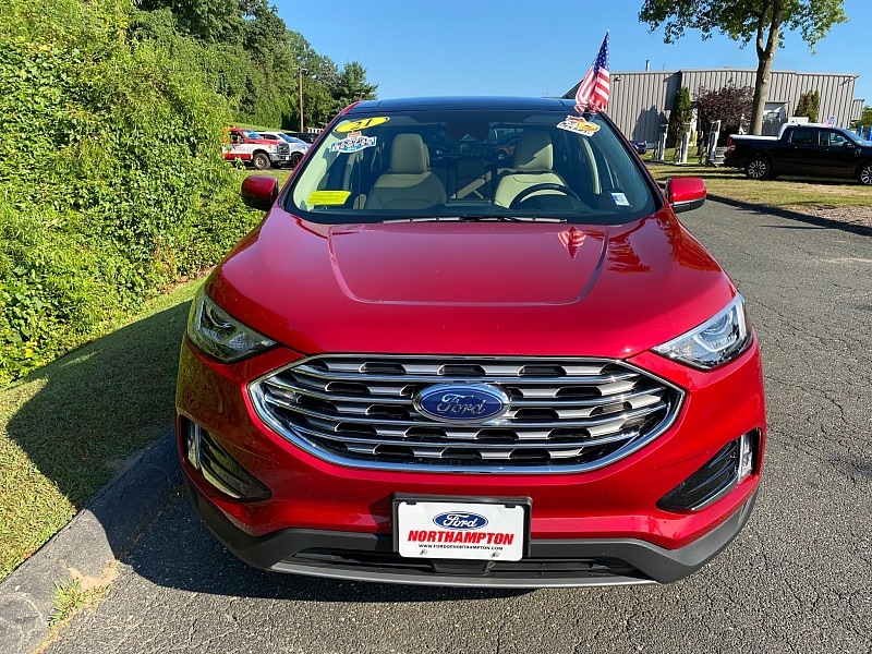 Certified 2021 Ford Edge SEL with VIN 2FMPK4J94MBA39123 for sale in Northampton, MA