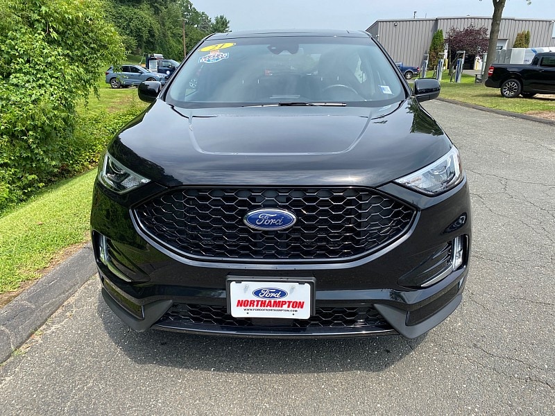 Certified 2021 Ford Edge ST-Line with VIN 2FMPK4J97MBA42176 for sale in Northampton, MA