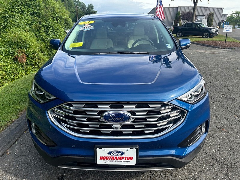 Certified 2021 Ford Edge Titanium with VIN 2FMPK4K99MBA64291 for sale in Northampton, MA