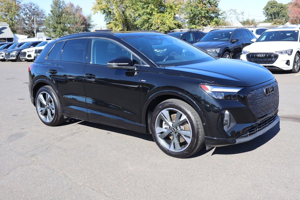 Used 2024 Audi Q4 e-tron Premium Plus 55 quattro Black Optic SUV