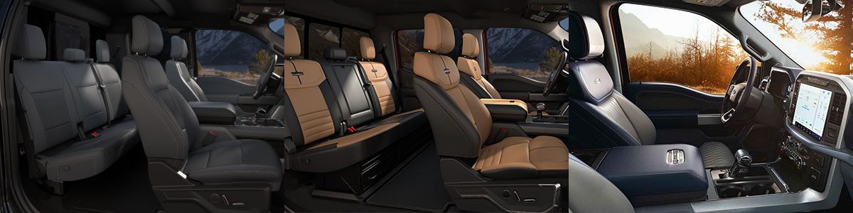 2021 Ford F-150 Leather Interior Options