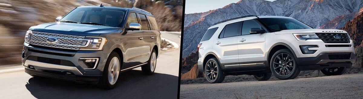 2019 Ford Expedition vs 2019 Ford Explorer