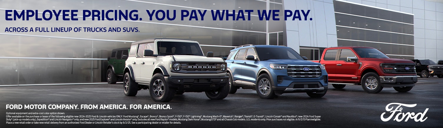 2025 Ford Employee Pricing Promotion