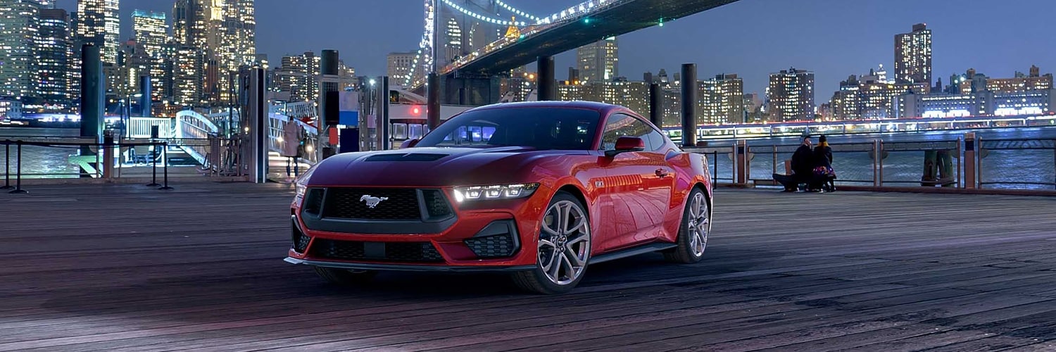 Ford Mustang Parked on the Boardwalk