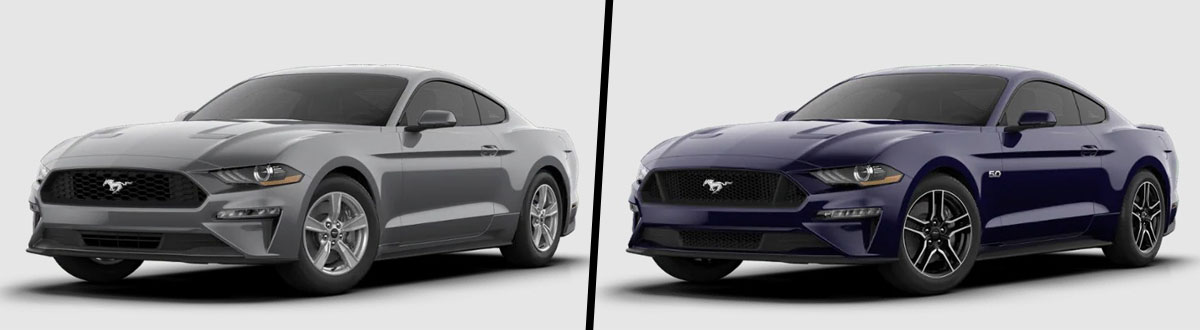 2022 Ford Mustang EcoBoost vs 2022 Ford Mustang GT Premium