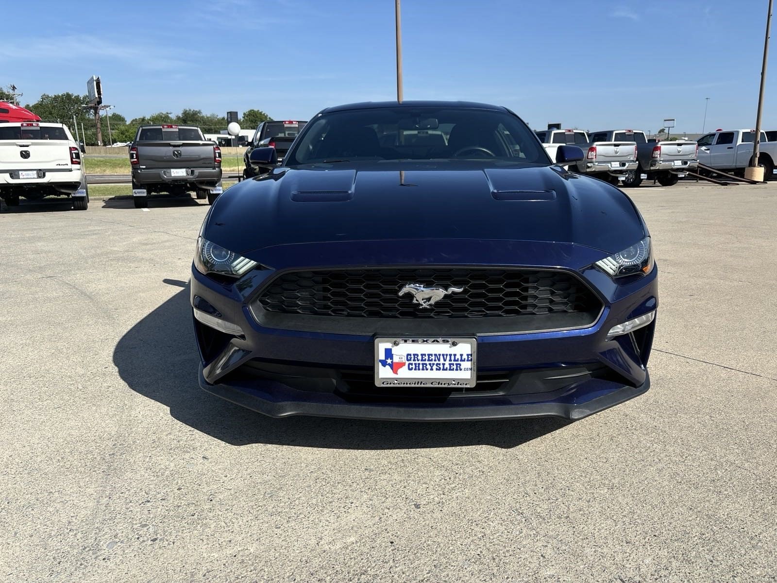 Used 2019 Ford Mustang EcoBoost with VIN 1FA6P8TH2K5192684 for sale in Richardson, TX