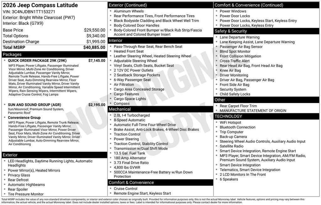 2026 Jeep Compass Altitude Special Edition - Photo 32