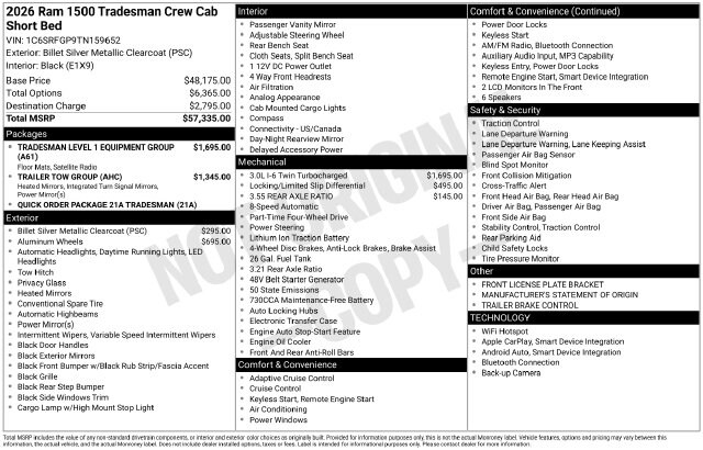 2026 RAM 1500 Tradesman - Photo 34