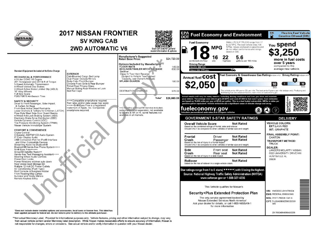 2017 Nissan Frontier SV - Photo 24