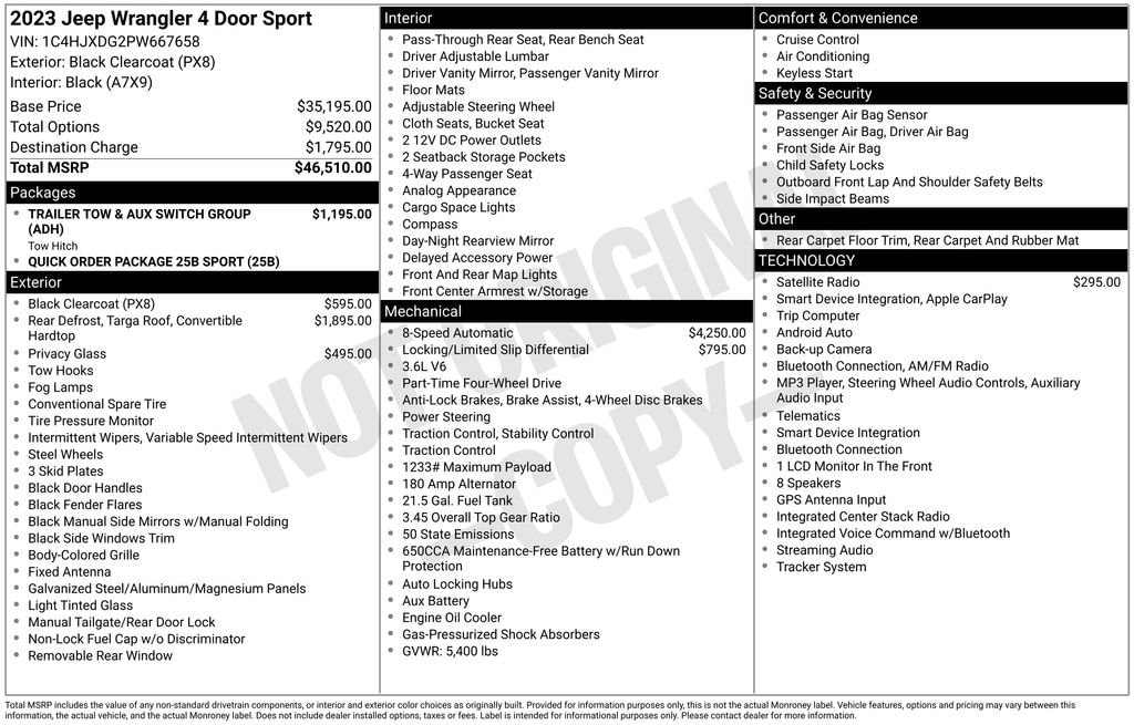 2023 Jeep Wrangler 4-Door Sport - Photo 13