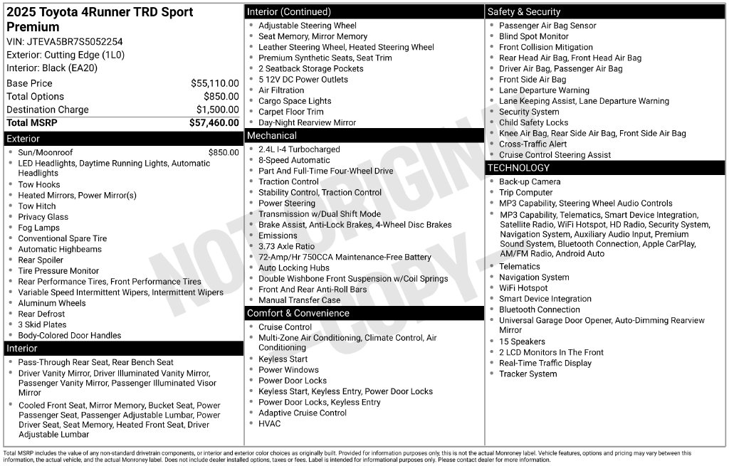 2025 Toyota 4Runner TRD Sport Premium - Photo 36