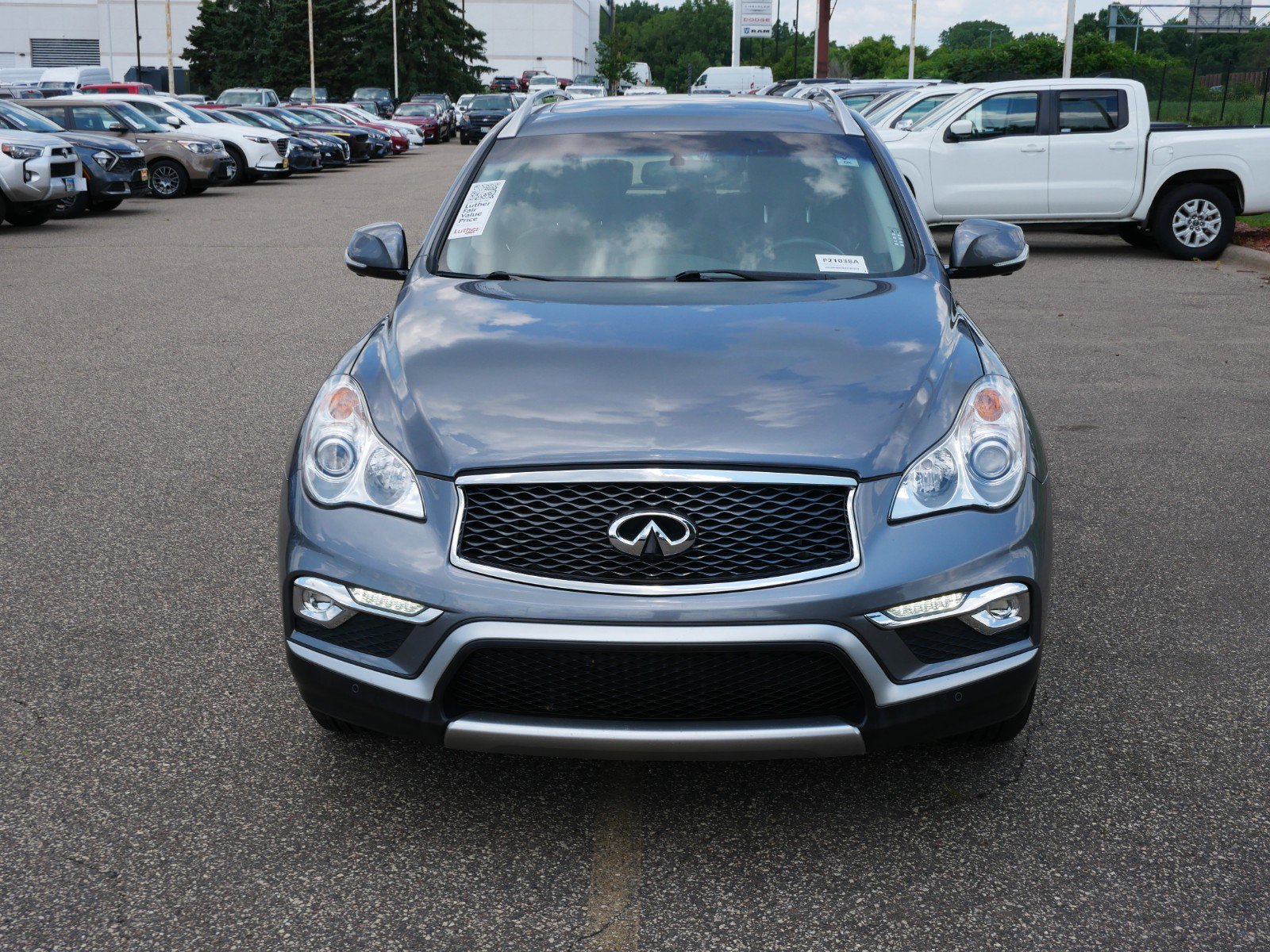 Certified 2017 INFINITI QX50 Base with VIN JN1BJ0RP2HM385090 for sale in Coon Rapids, Minnesota