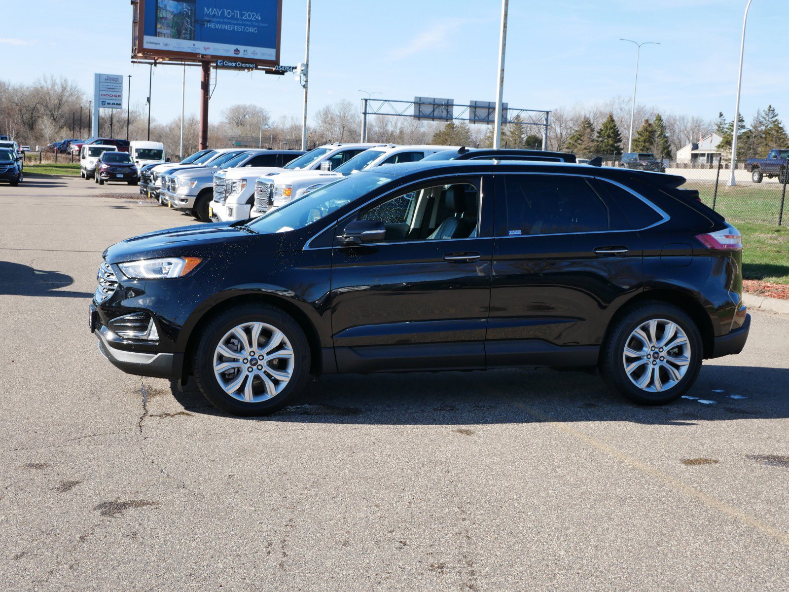 Certified 2022 Ford Edge Titanium with VIN 2FMPK4K97NBA35017 for sale in Coon Rapids, Minnesota