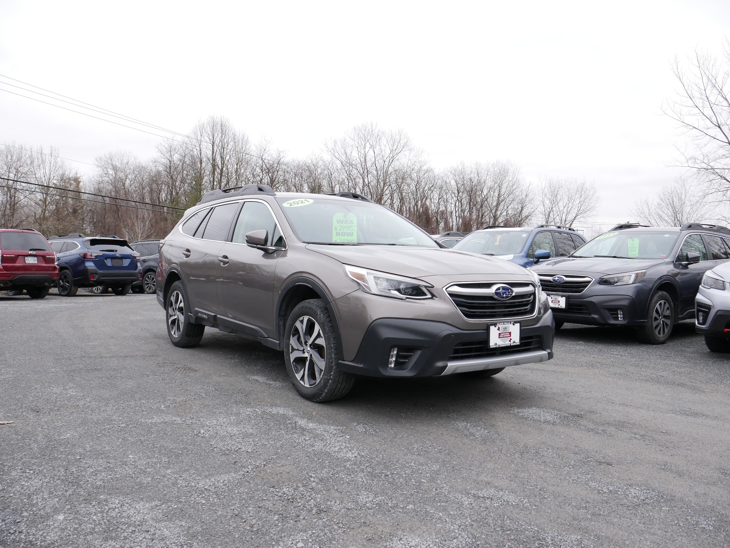 Used 2021 Subaru Outback Limited with VIN 4S4BTAMC5M3107877 for sale in Queensbury, NY