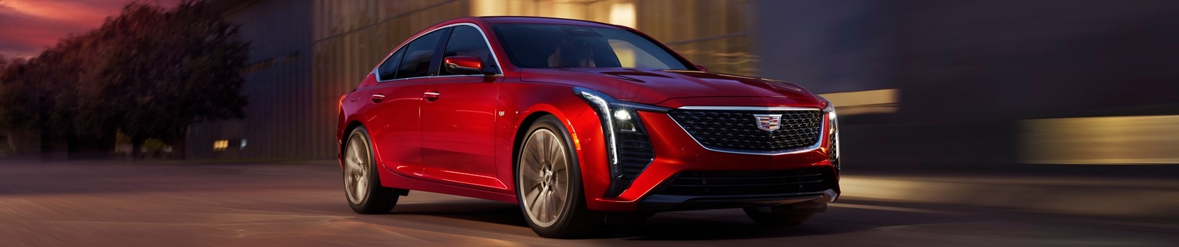 Cadillac CT5 driving