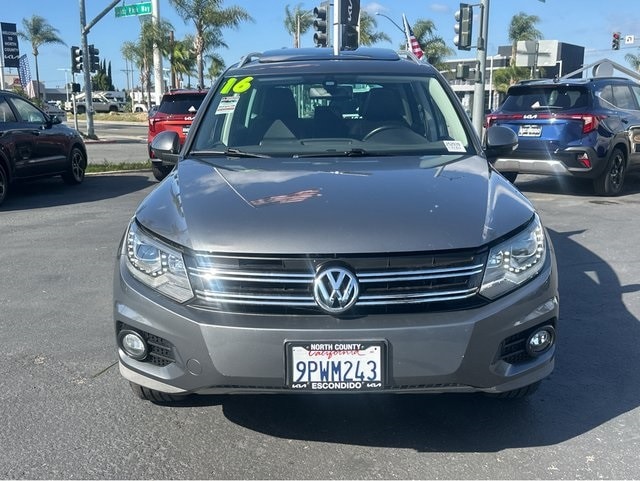 Used 2016 Volkswagen Tiguan SE with VIN WVGAV7AX8GW516829 for sale in Escondido, CA