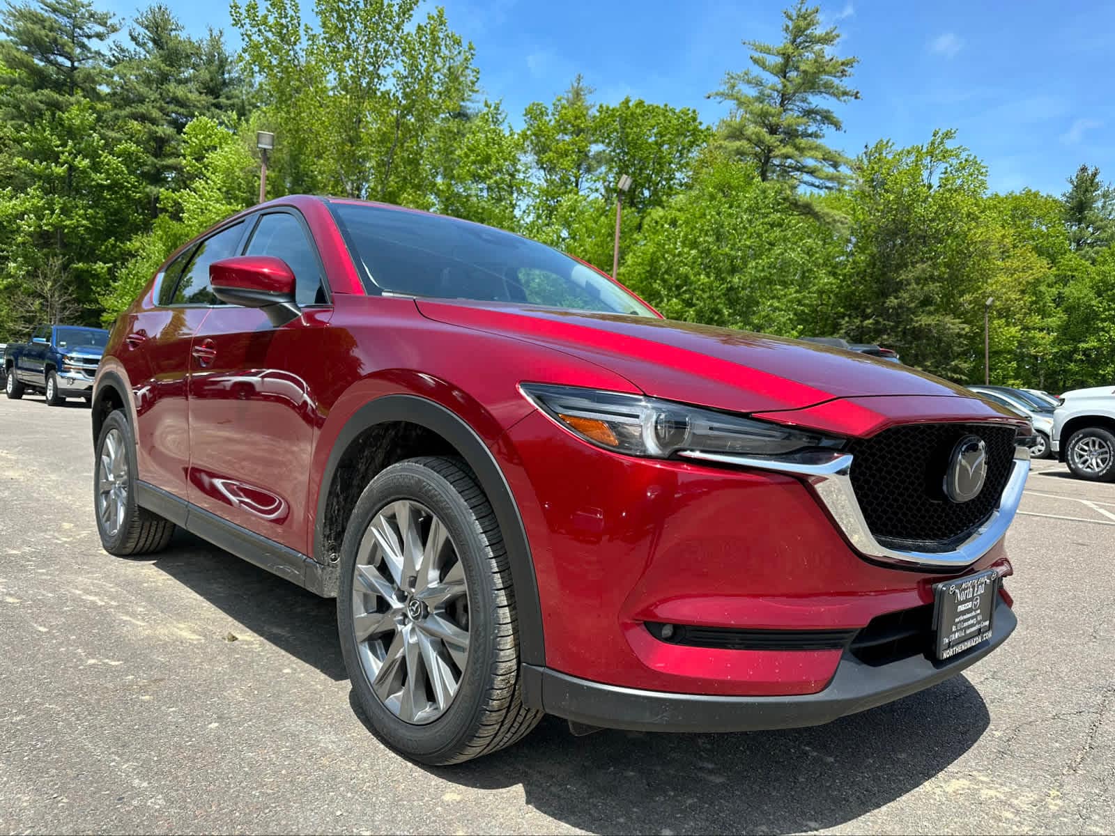 Certified 2021 Mazda CX-5 Grand Touring with VIN JM3KFBDM6M0427244 for sale in Lunenburg, MA