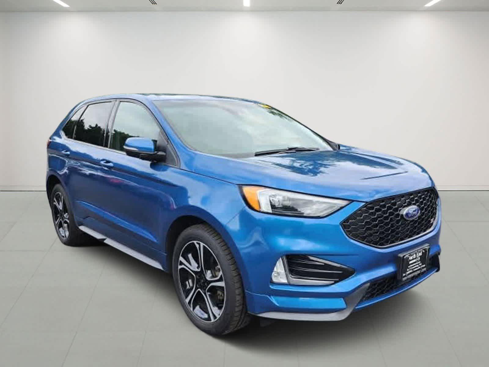 Used 2019 Ford Edge ST with VIN 2FMPK4AP5KBB57063 for sale in Lunenburg, MA