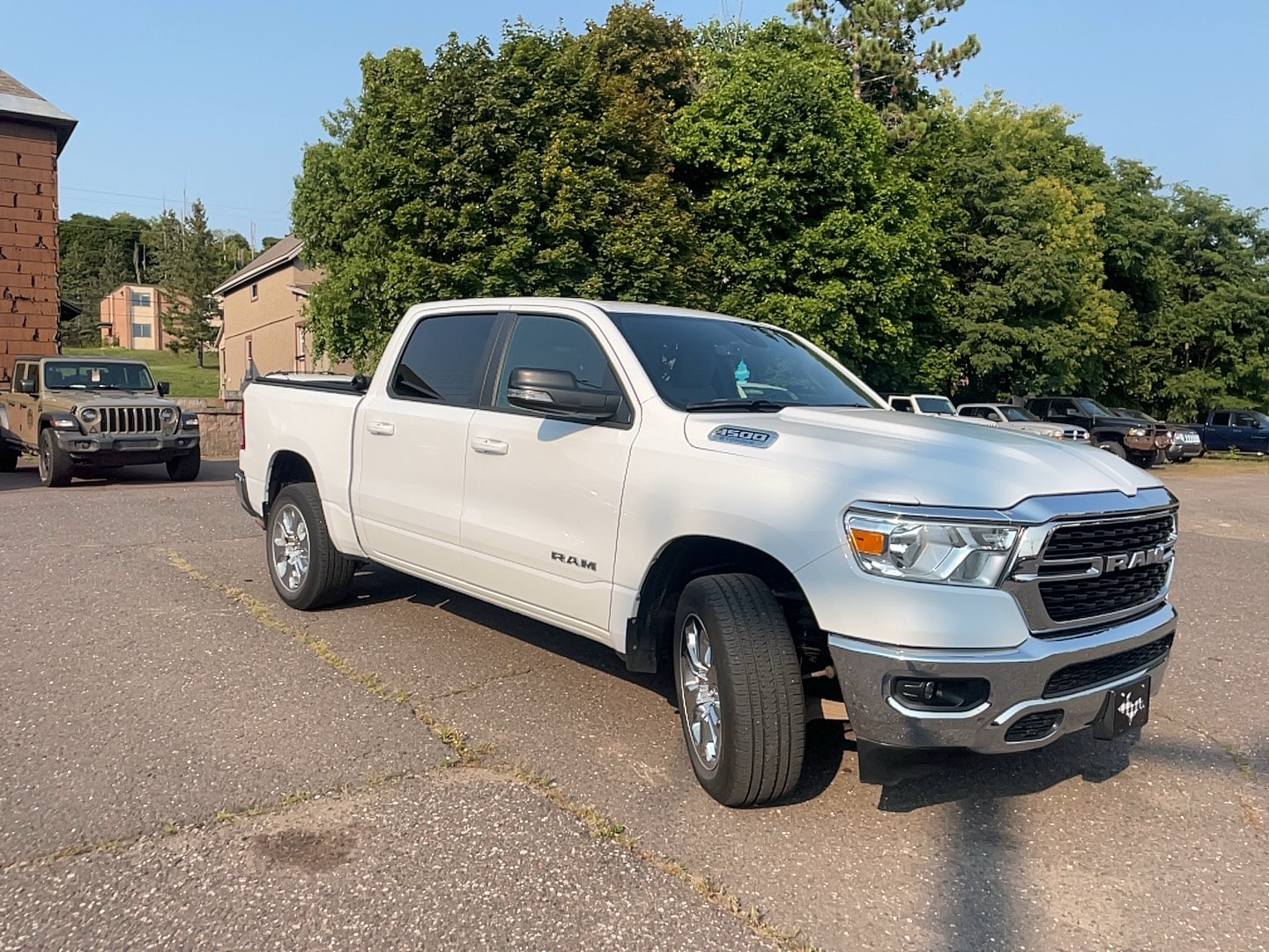 Used 2022 RAM Ram 1500 Pickup Big Horn/Lone Star with VIN 1C6RRFFG9NN287604 for sale in Hancock, MI