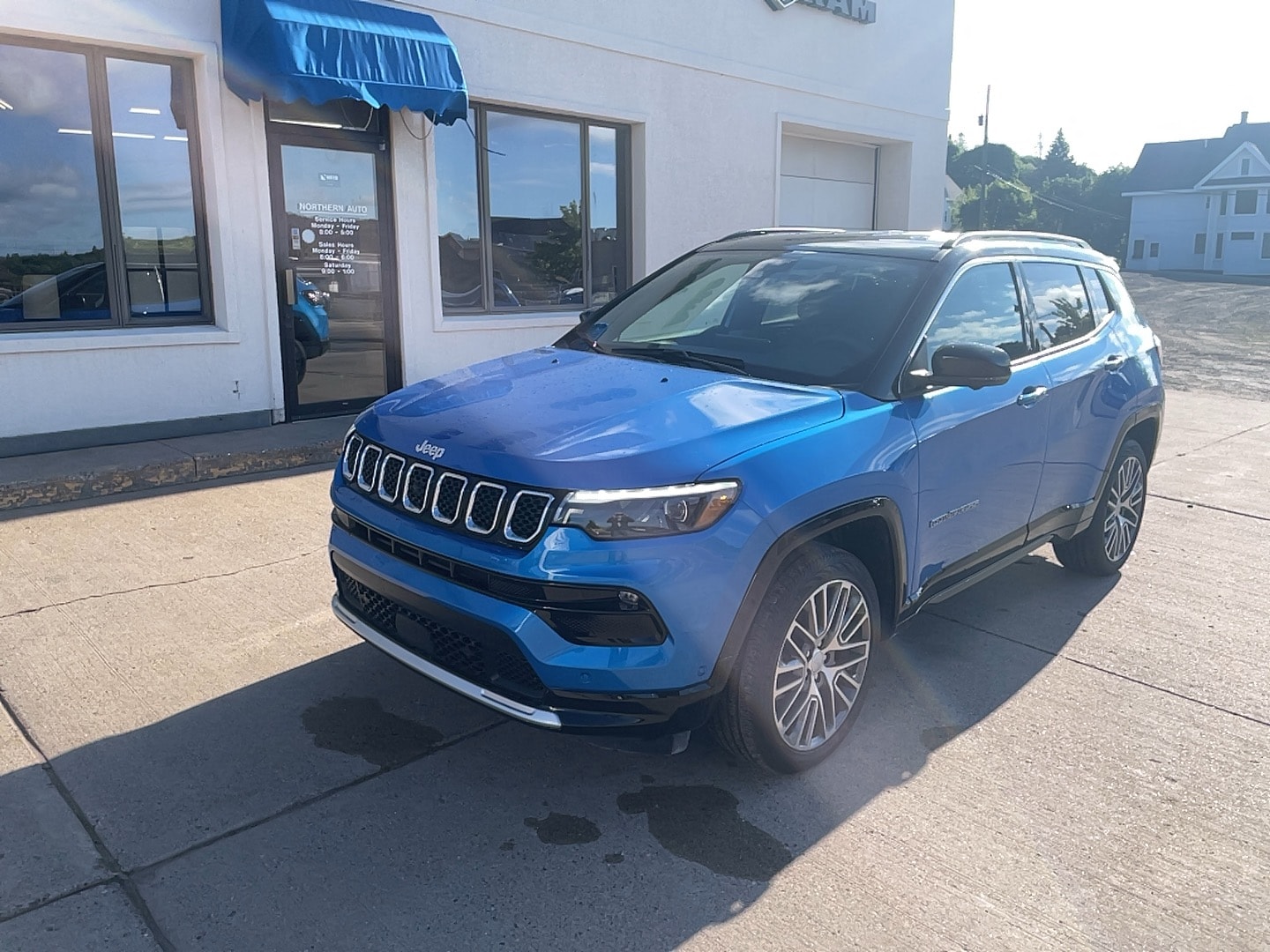 Used 2023 Jeep Compass Limited with VIN 3C4NJDCN7PT568597 for sale in Hancock, MI