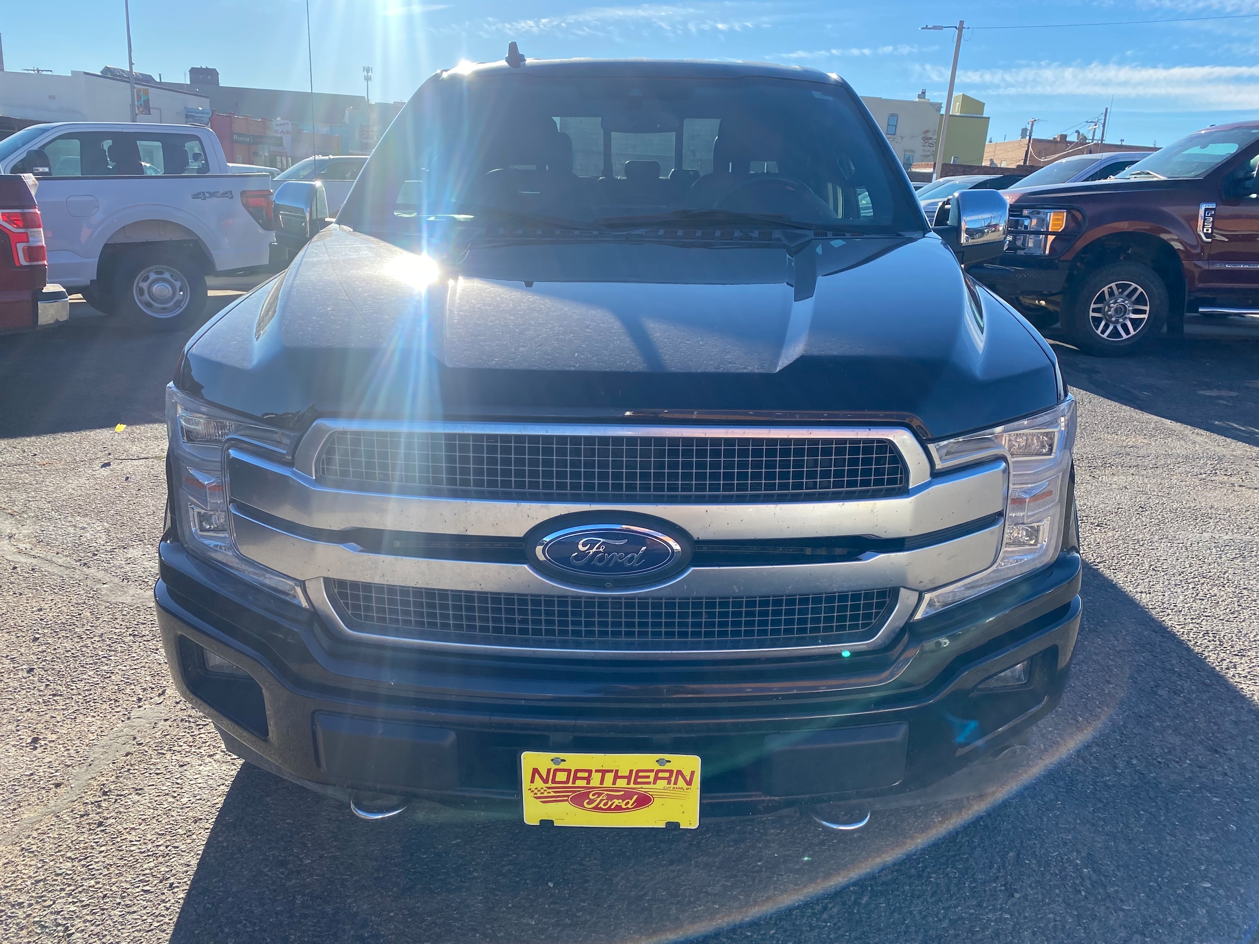 Used 2019 Ford F-150 Platinum with VIN 1FTFW1E4XKFD54456 for sale in Cut Bank, MT