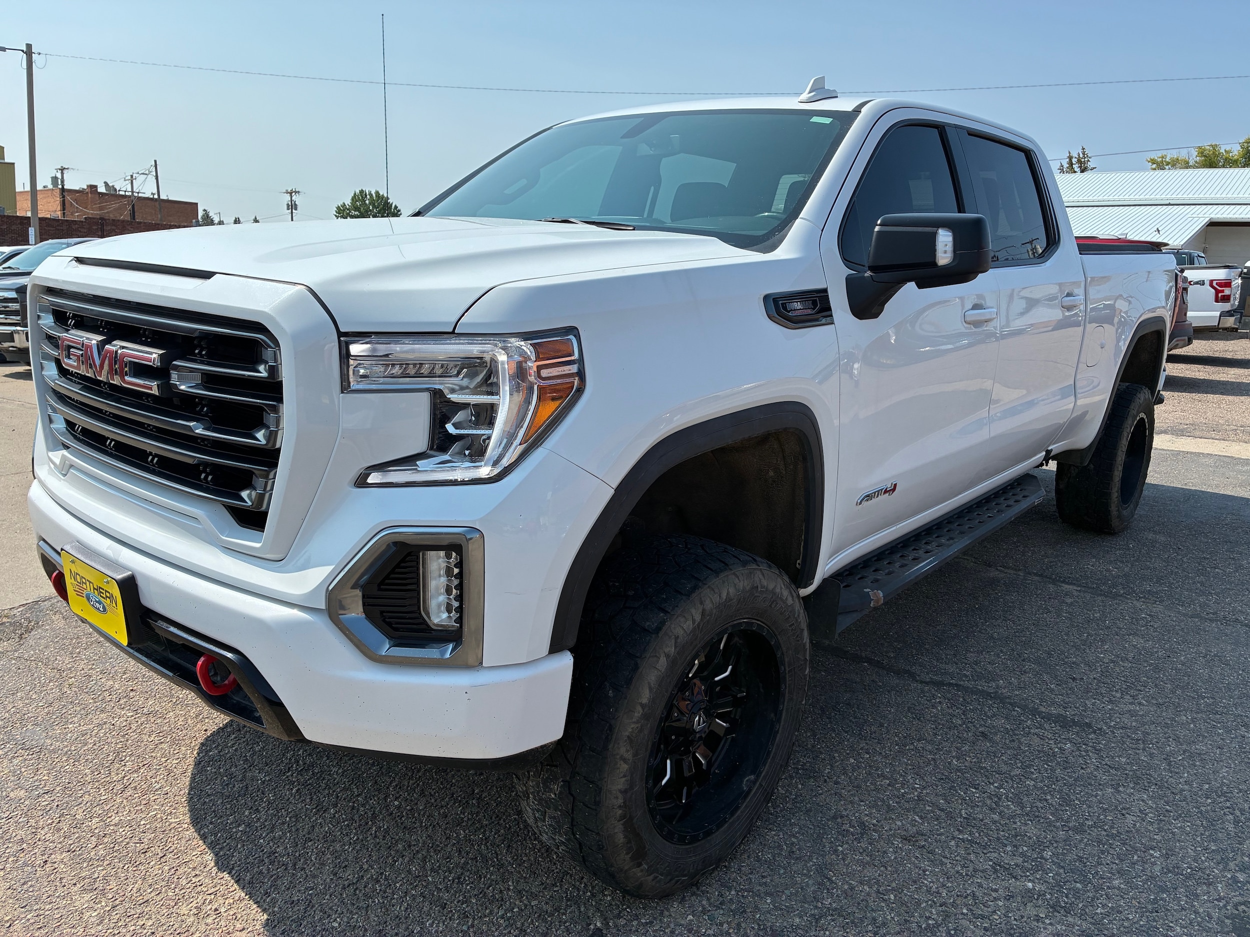 Used 2021 GMC Sierra 1500 AT4 with VIN 1GTU9EET4MZ398841 for sale in Cut Bank, MT