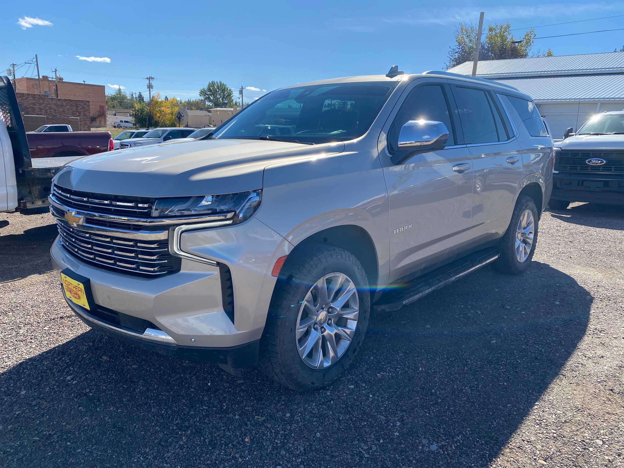 Used 2021 Chevrolet Tahoe Premier with VIN 1GNSKSKD9MR434473 for sale in Cut Bank, MT