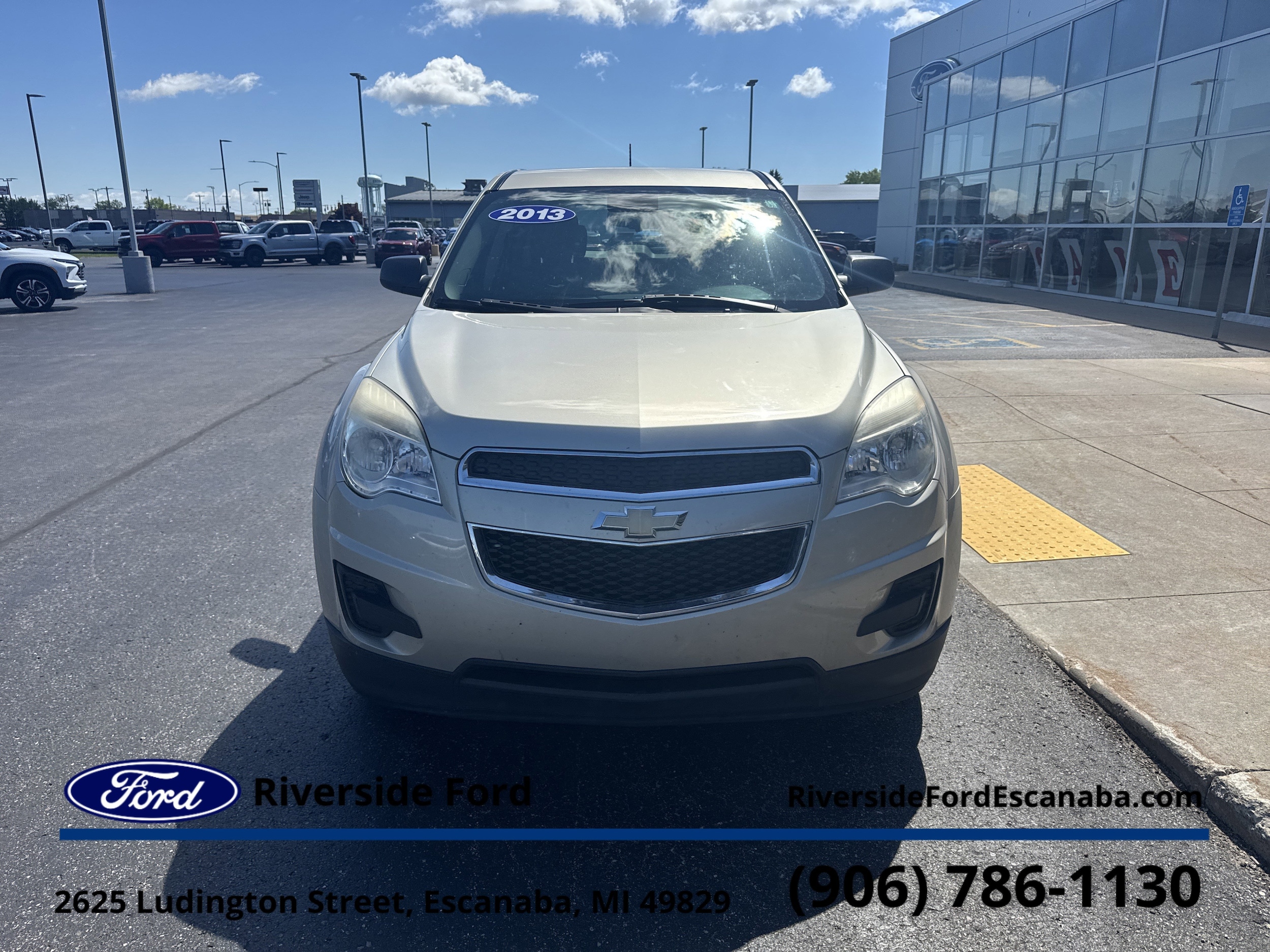 Used 2013 Chevrolet Equinox LS with VIN 2GNALBEK3D6357517 for sale in Escanaba, MI