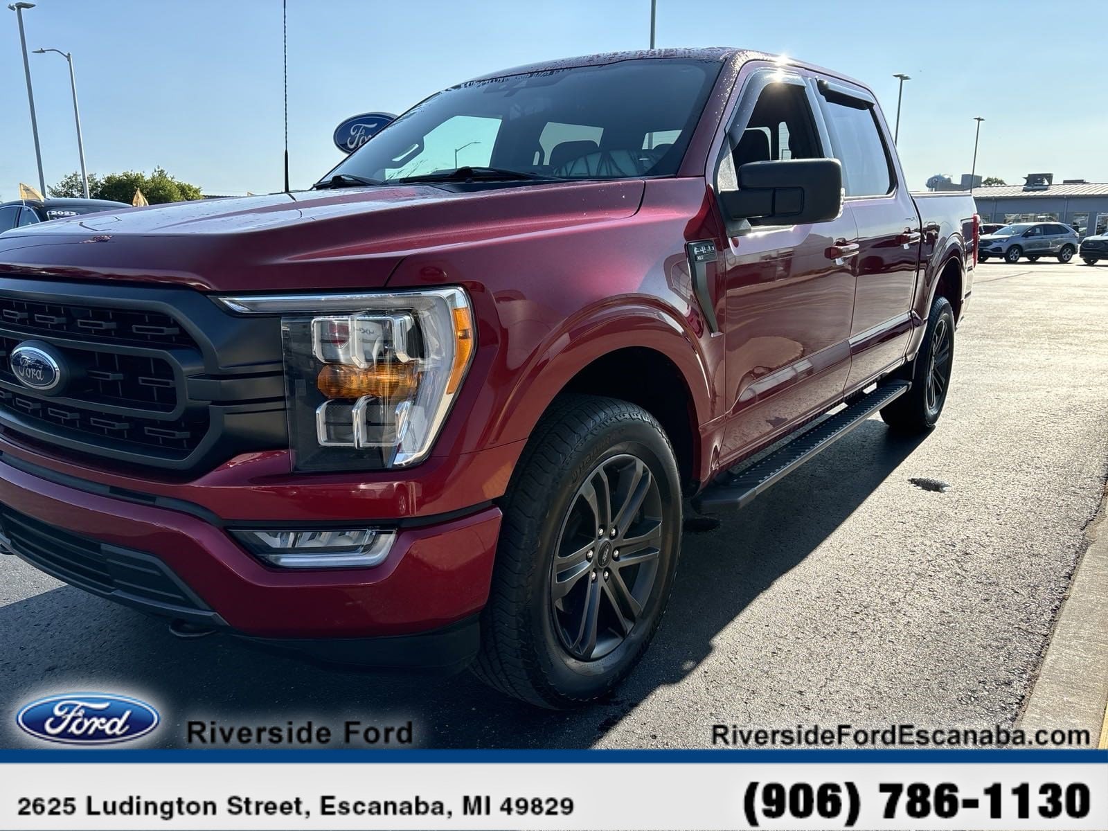 Used 2022 Ford F-150 XLT with VIN 1FTFW1E52NKD35601 for sale in Escanaba, MI