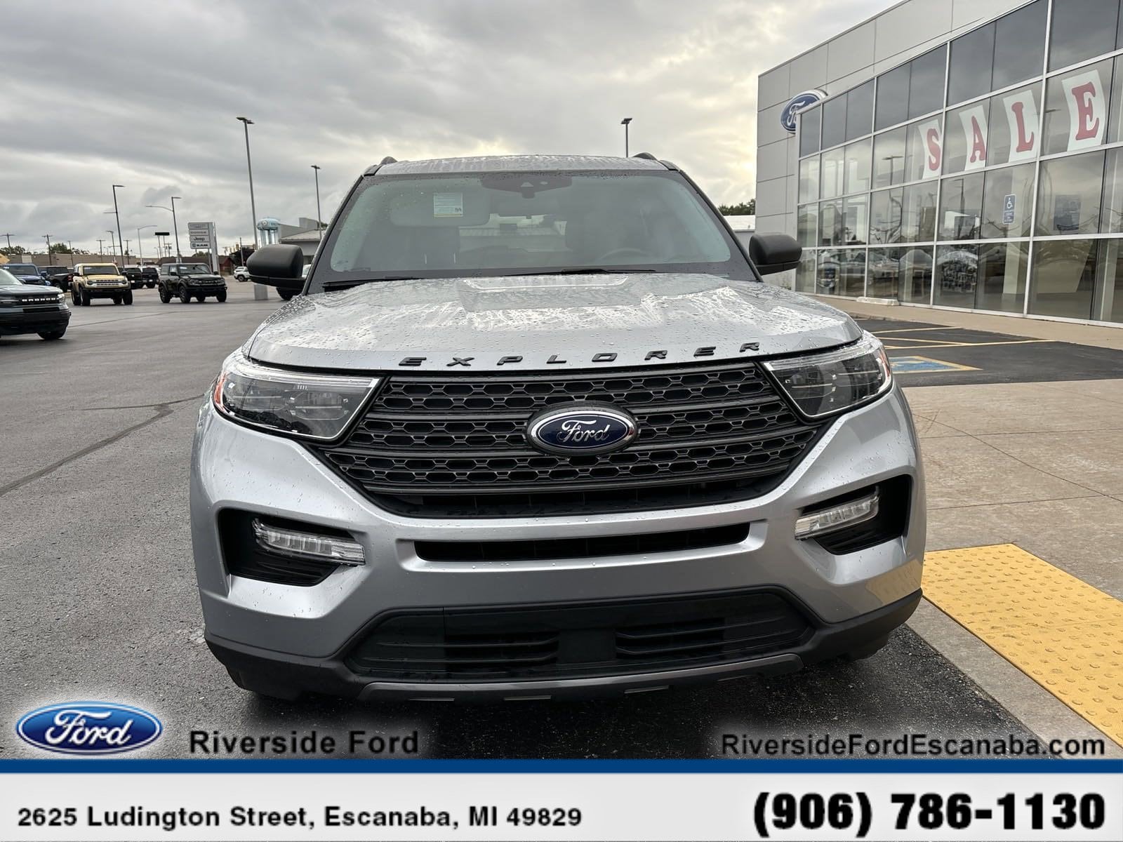 Used 2021 Ford Explorer XLT with VIN 1FMSK8DH3MGB94579 for sale in Escanaba, MI