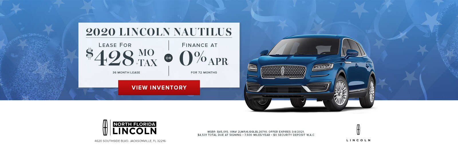 North Florida Lincoln New Lincoln dealership in Jacksonville, FL 32216