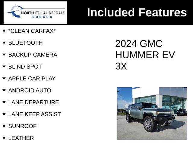 Used 2024 GMC HUMMER EV 3X with VIN 1GKB0RDC0RU100191 for sale in Fort Lauderdale, FL