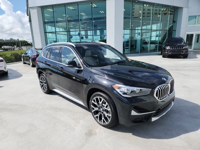 Used 2021 BMW X1 28i with VIN WBXJG7C02M5U21878 for sale in Fort Lauderdale, FL