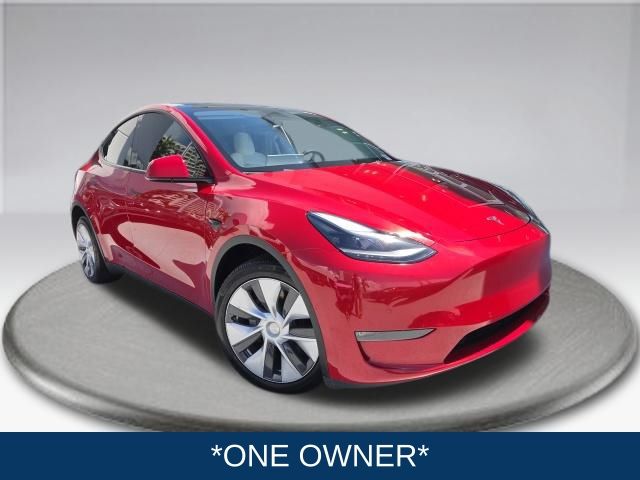 Used 2022 Tesla Model Y Long Range with VIN 7SAYGDEE7NF538605 for sale in Fort Lauderdale, FL