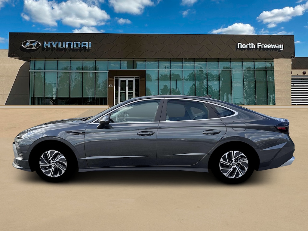 New 2026 Hyundai Sonata Hybrid Blue Sedan
