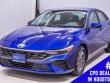 Used 2024 Hyundai Elantra Hybrid Blue Sedan