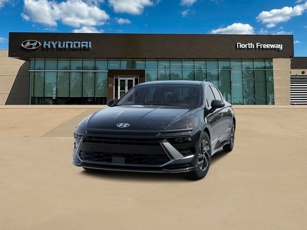 New 2026 Hyundai Sonata Hybrid Blue Sedan