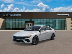 2026 Hyundai Elantra Hybrid Blue Sedan