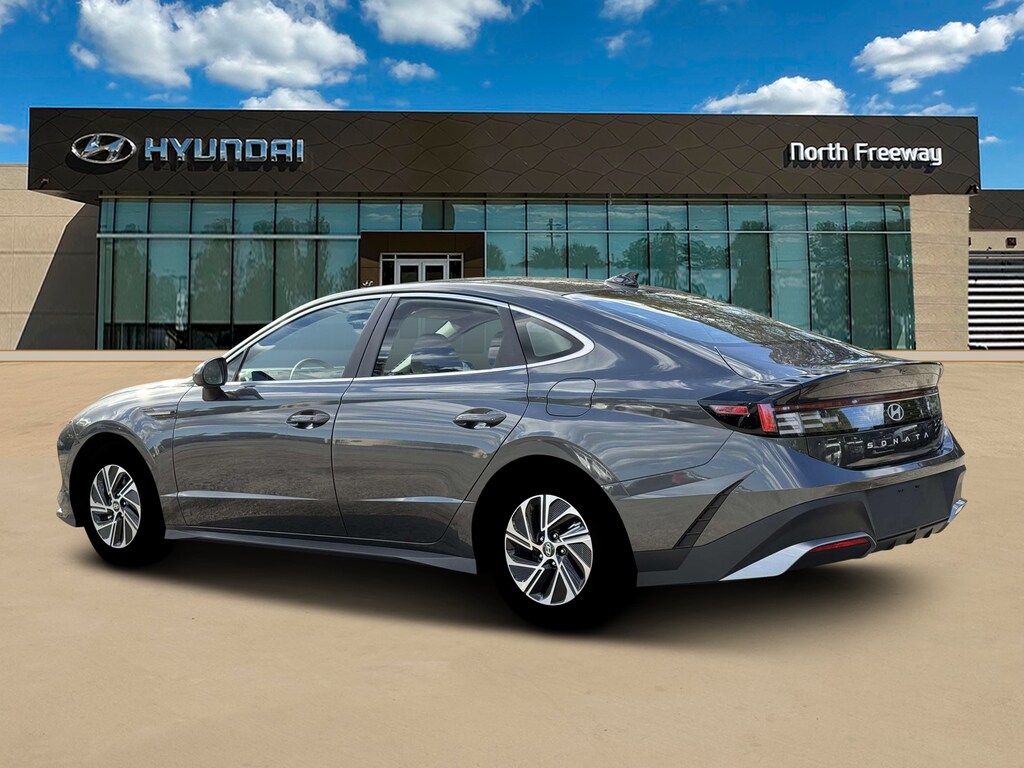 New 2026 Hyundai Sonata Hybrid Blue Sedan