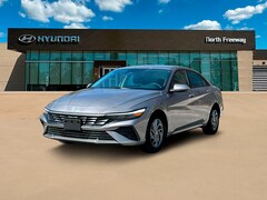 2025 Hyundai Elantra Hybrid Blue Sedan