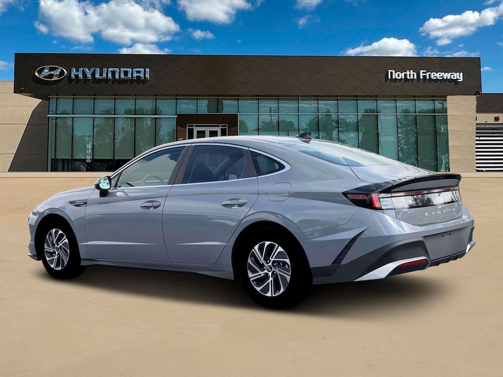 New 2026 Hyundai Sonata Hybrid Blue Sedan