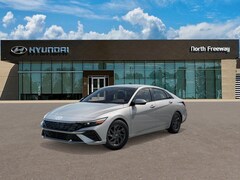 2025 Hyundai Elantra Hybrid Blue Sedan