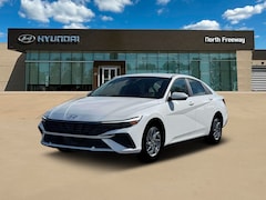 2026 Hyundai Elantra Hybrid Blue Sedan